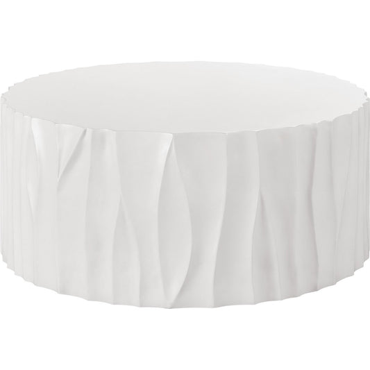 Geneva Cocktail Table by Coastal Living by Universal Furniture in stainless steel and abaco white. Made from unique in a coastal style.