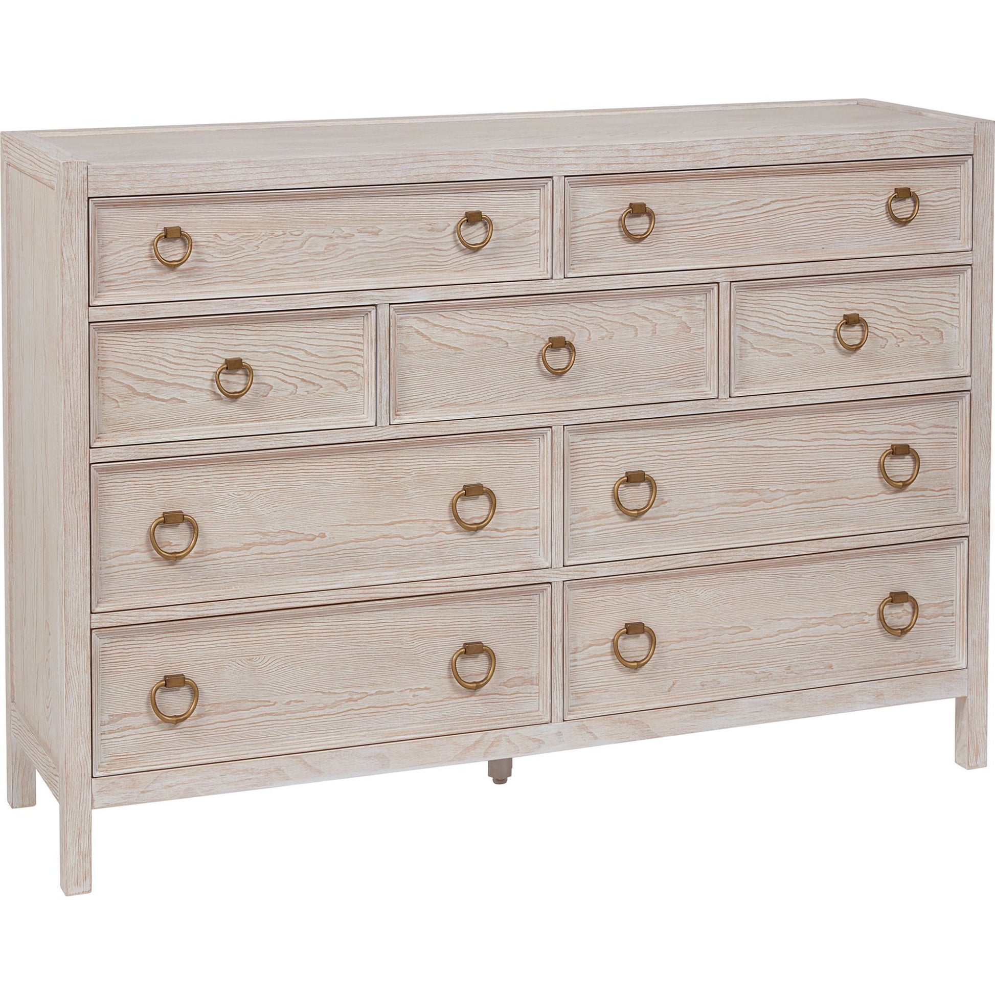 Getaway Dresser by Coastal Living by Universal Furniture in antique brass and sea oat. Made from unique in a transitional style.