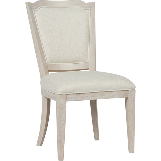 Getaway Upholstered Side Chair (Set of 2) by Coastal Living by Universal Furniture in derry cream and sea oat. Made from unique in a transitional style.