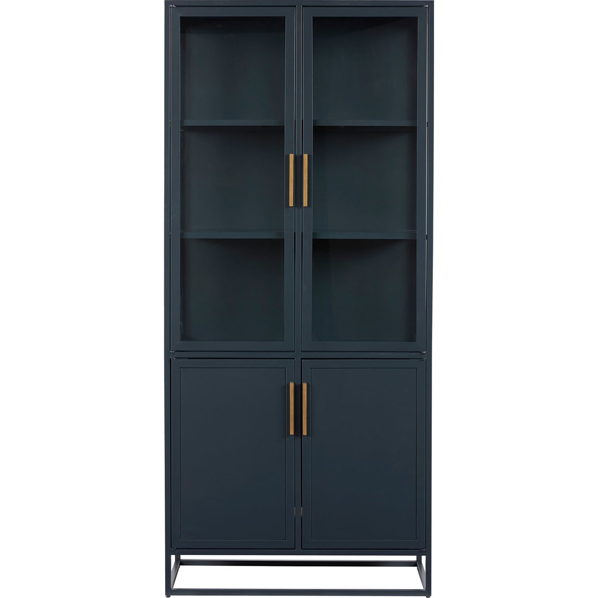 Santorini Tall Cabinet by Coastal Living by Universal Furniture in antique brass and cerulean blue. Made from unique in a modern style.