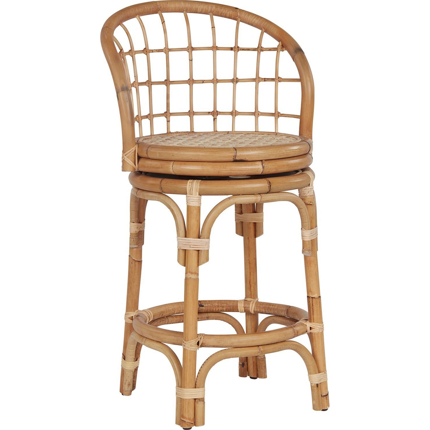 001 SI-1871240 | Primary Silo | Getaway Rattan Counter Stool by Coastal Living by Universal Furniture in antique brass and natural rattan. Made from unique in a coastal style.