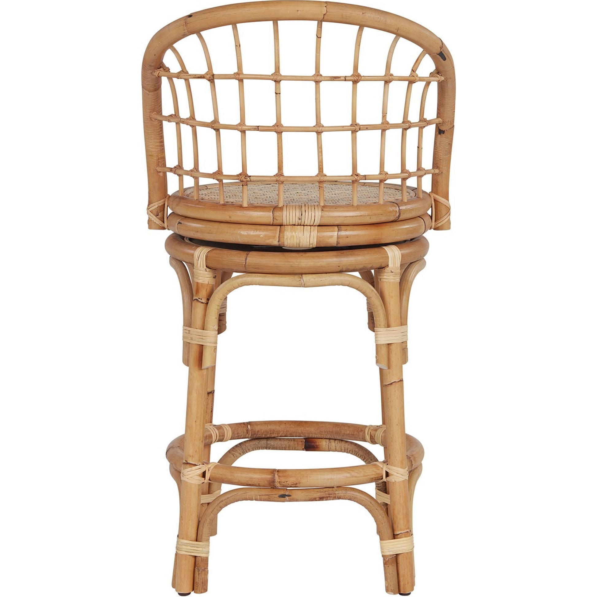 Getaway Rattan Counter Stool by Coastal Living by Universal Furniture in antique brass and natural rattan. Made from unique in a coastal style.