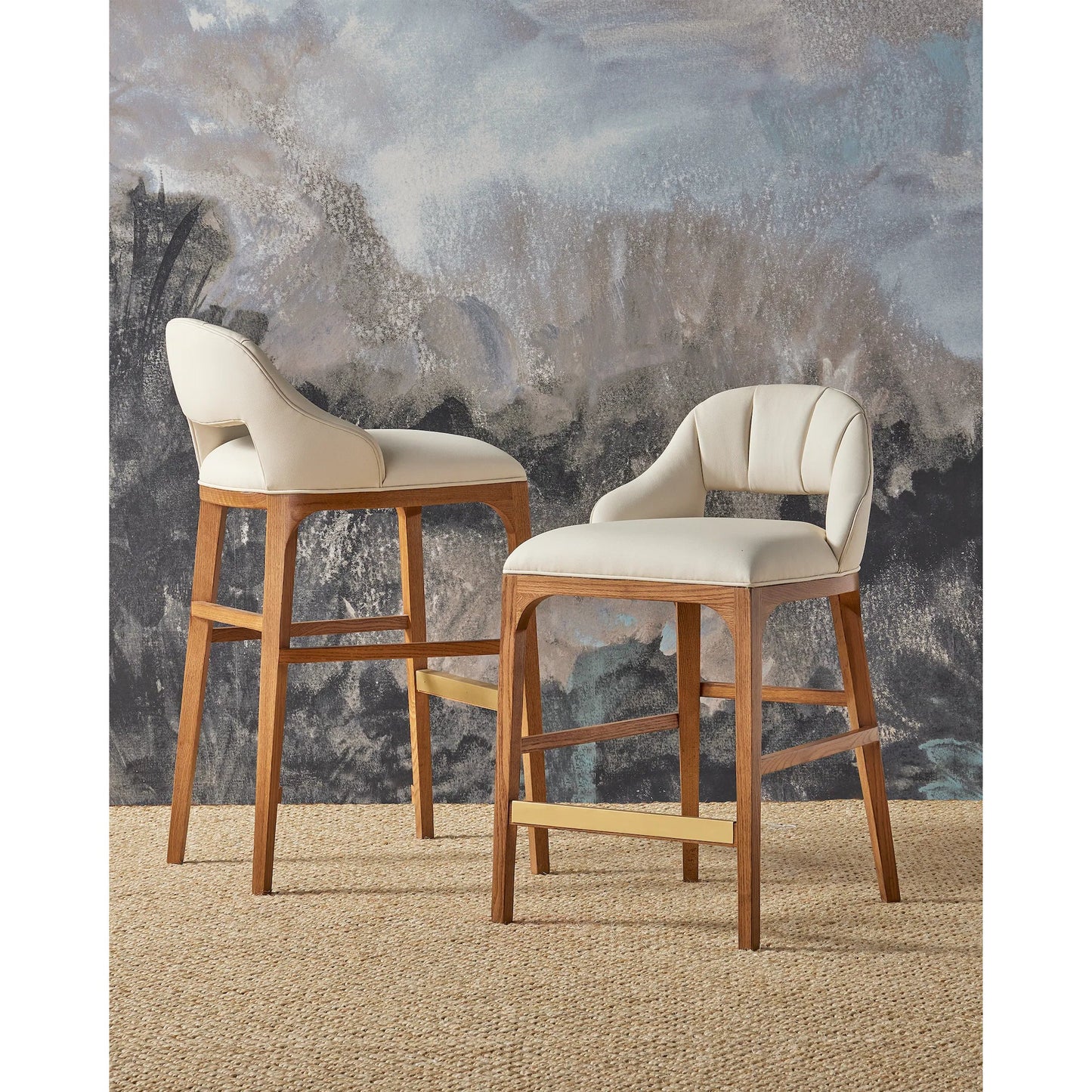 016 SI-2133960 | Lifestyle | Inga Counter Stool by Currey and Company. Made from unique in a modern style.