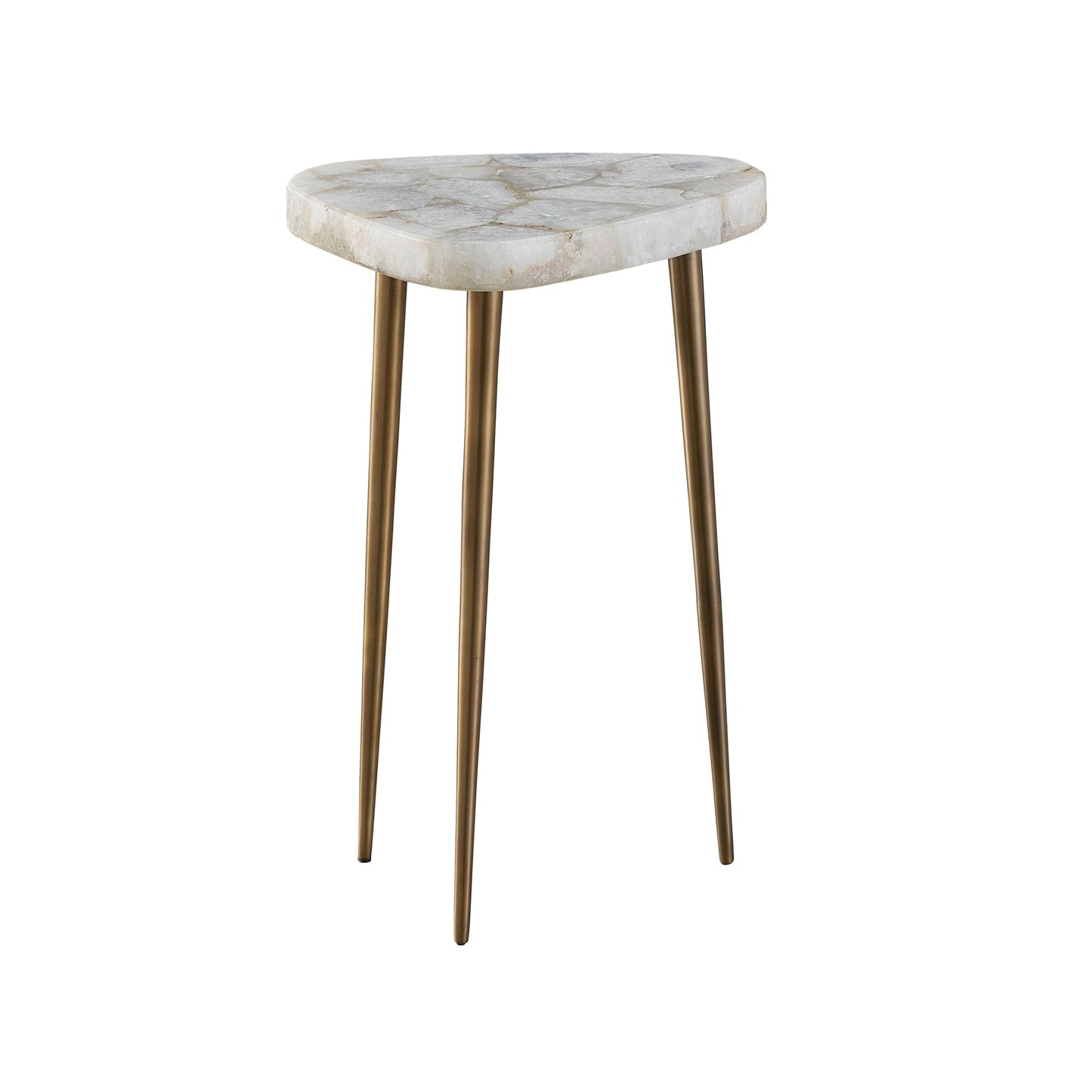 001 SI-2062448 | Additional Silo | Erinn V X Universal Fino Tall Side Table by Universal Furniture in agate, antique satin brass. Made from unique in a modern style.