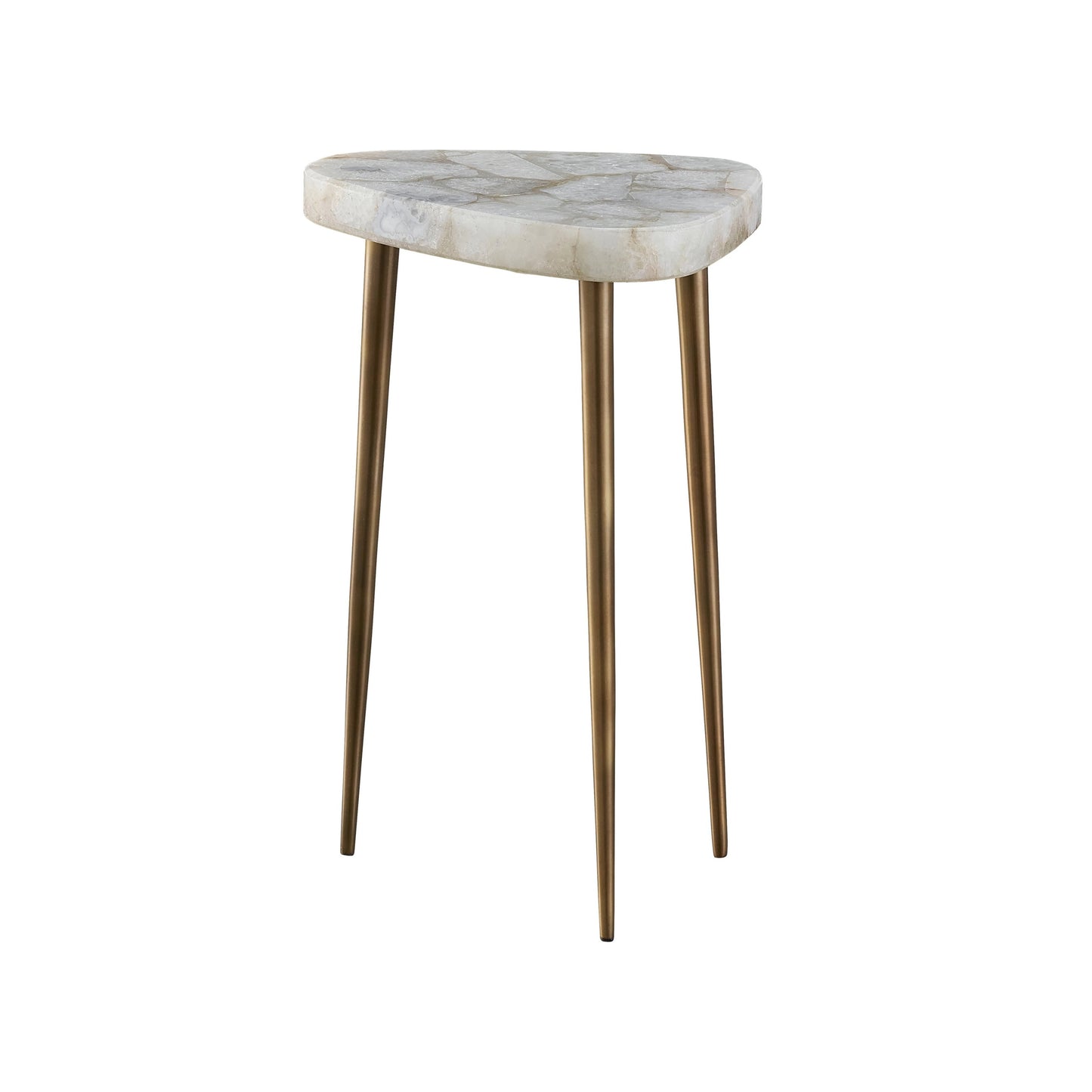 002 SI-2062448 | Additional Silo | Erinn V X Universal Fino Tall Side Table by Universal Furniture in agate, antique satin brass. Made from unique in a modern style.