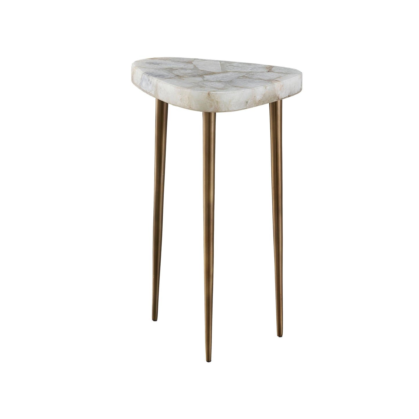 003 SI-2062448 | Additional Silo | Erinn V X Universal Fino Tall Side Table by Universal Furniture in agate, antique satin brass. Made from unique in a modern style.