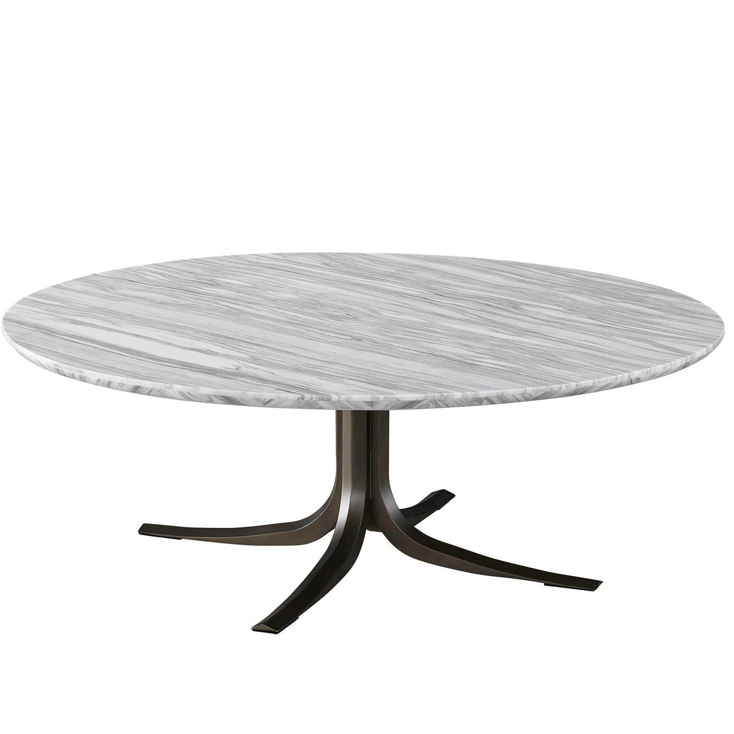 002 SI-2062441 | Additional Silo | Erinn V X Universal Aro Cocktail Table by Universal Furniture in calacatta marble, satin bronze. Made from marble, cast aluminum in a modern style.