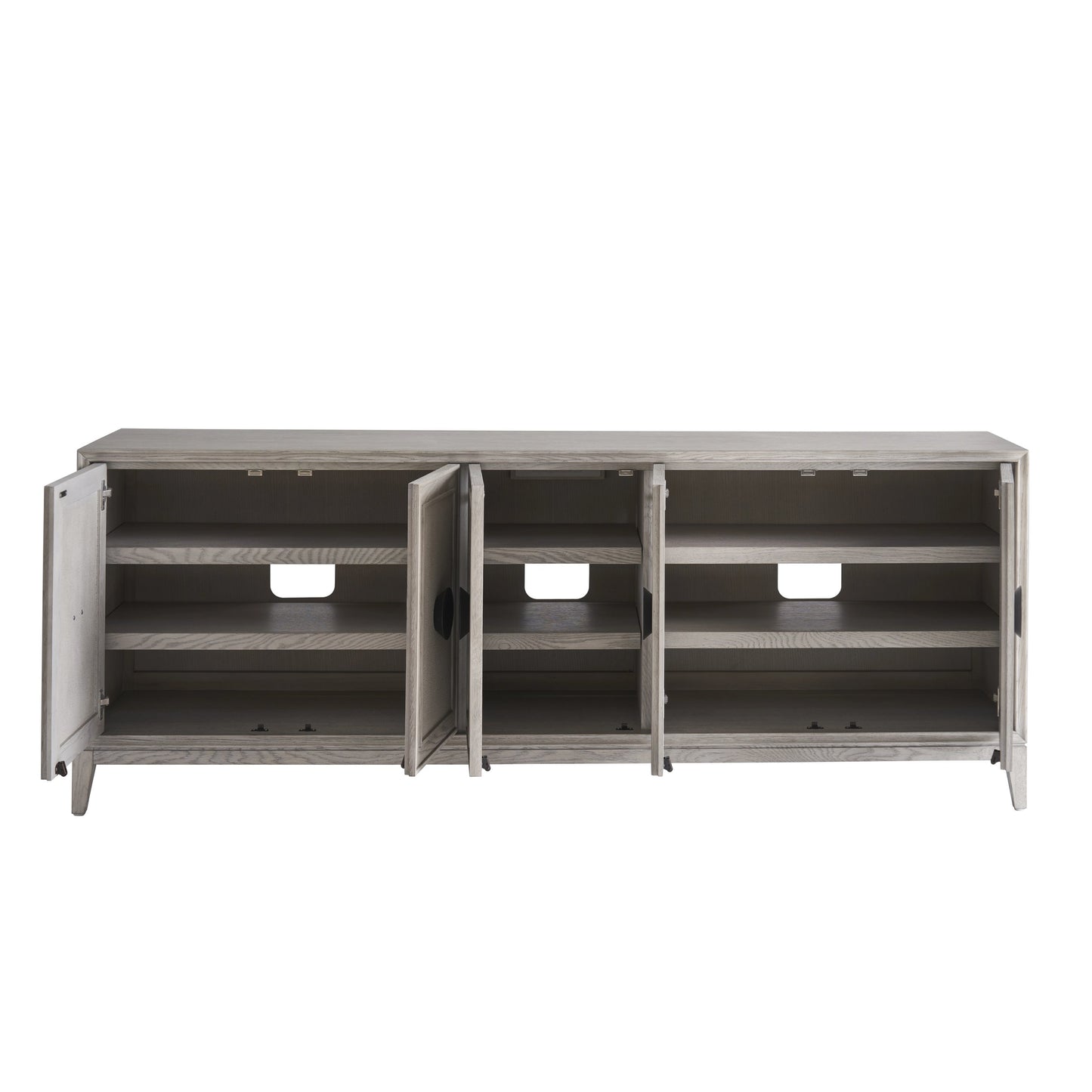 003 SI-2146331 | Additional Silo | Coalesce Entertainment Credenza by Universal Furniture in rolling fog. Made from unique in a modern style.