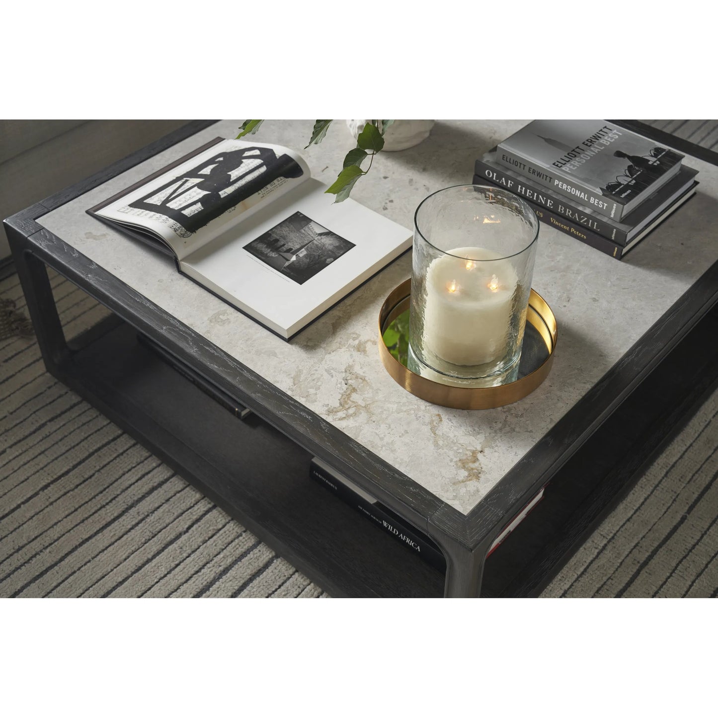 004 SI-2146349 | Closeup | Coalesce Halen Coffee Table by Universal Furniture in ravenwood. Made from unique in a unique style.