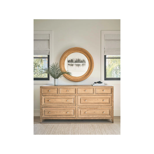 Weekender Lakeway Mirror by Coastal Living by Universal Furniture in natural rattan. Made from unique in a cottage & farmhouse style.