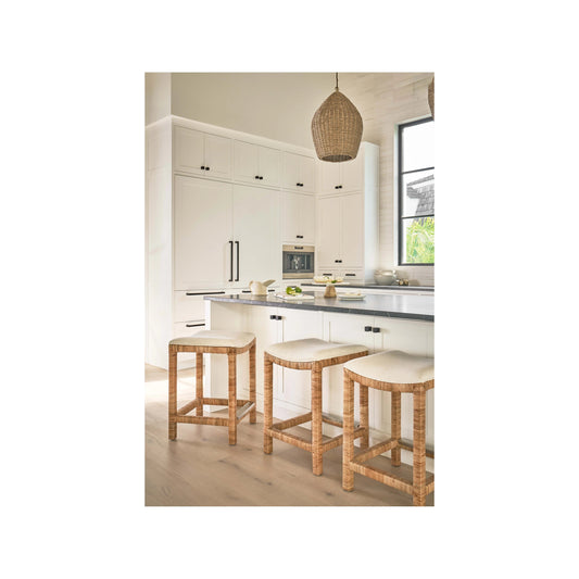 Weekender Sandbar Console Stool by Coastal Living by Universal Furniture in natural. Made from unique in a coastal style.