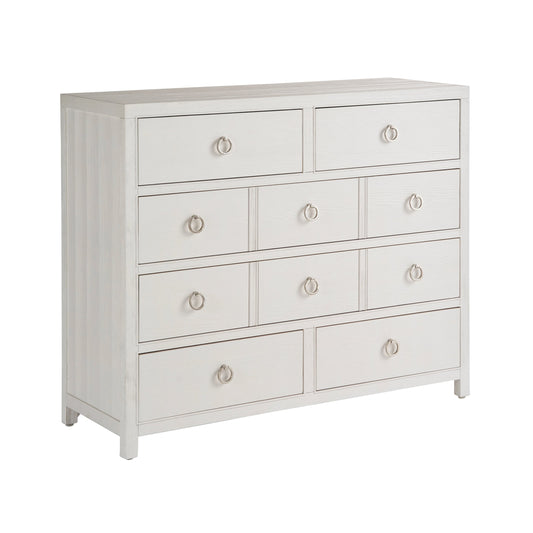 Weekender Pacific Grove Dresser by Coastal Living by Universal Furniture in white sand. Made from unique in a modern style.