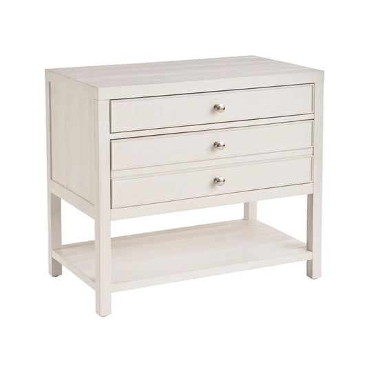 Weekender Saugatuck Nightstand by Coastal Living by Universal Furniture in white sand. Made from unique in a modern style.