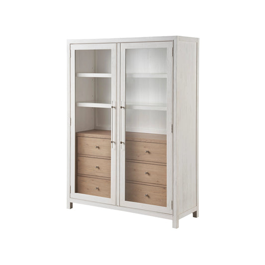 Weekender Seaside Display Cabinet by Coastal Living by Universal Furniture in white sand, sand dune. Made from unique in a modern style.