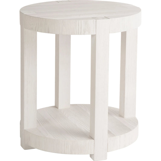 Weekender Hermosa End Table by Coastal Living by Universal Furniture in white sand. Made from unique in a modern style.