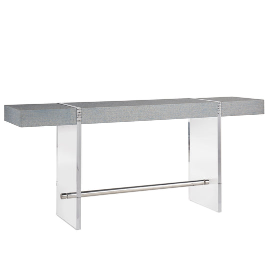 Weekender Vineyard Haven Console by Coastal Living by Universal Furniture in blue seagrass. Made from unique in a modern style.