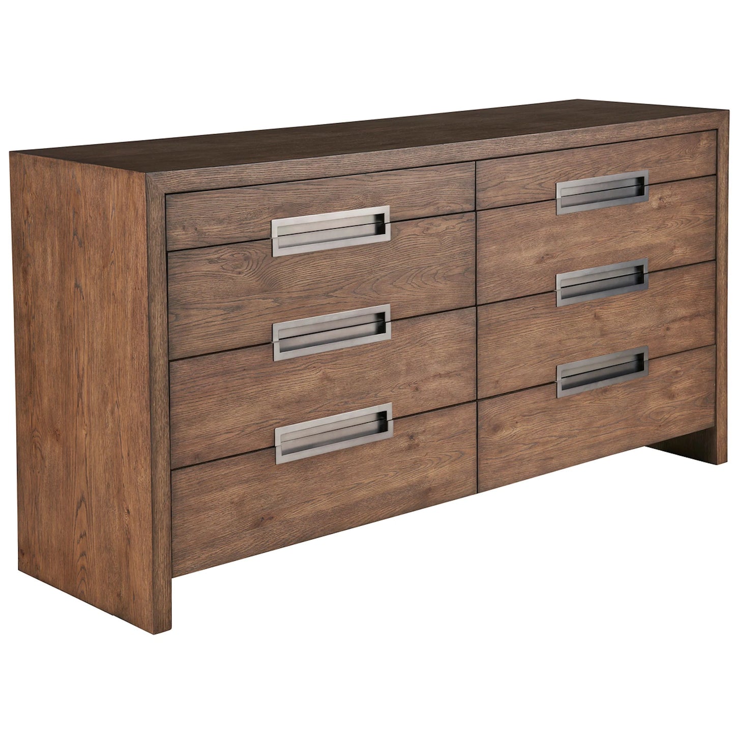 001 SI-2195602 | Additional Silo | Modern Atlas Drawer Dresser by Universal Furniture in medium brown oak. Made from unique in a unique style.