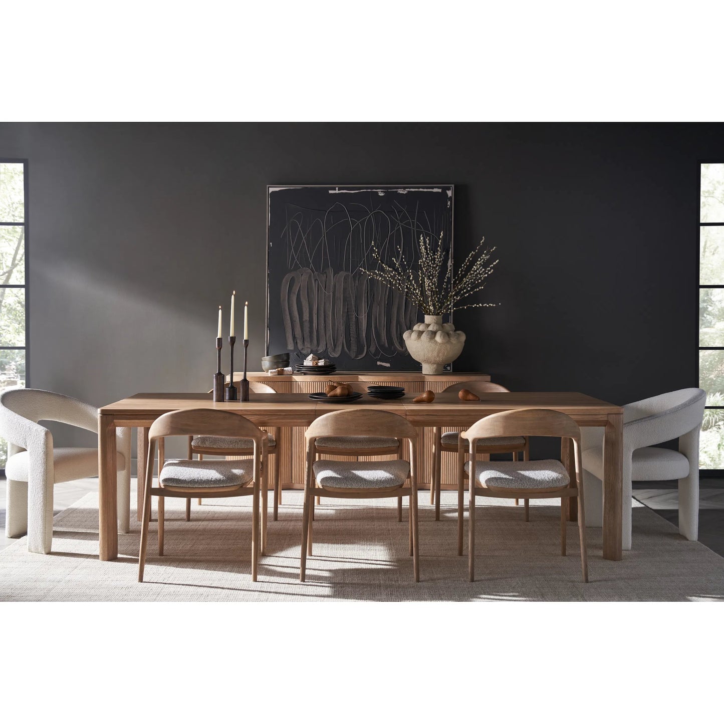 007 SI-2195656 | Lifestyle | Modern Malone Dining Table by Universal Furniture in natural oak. Made from unique in a unique style.