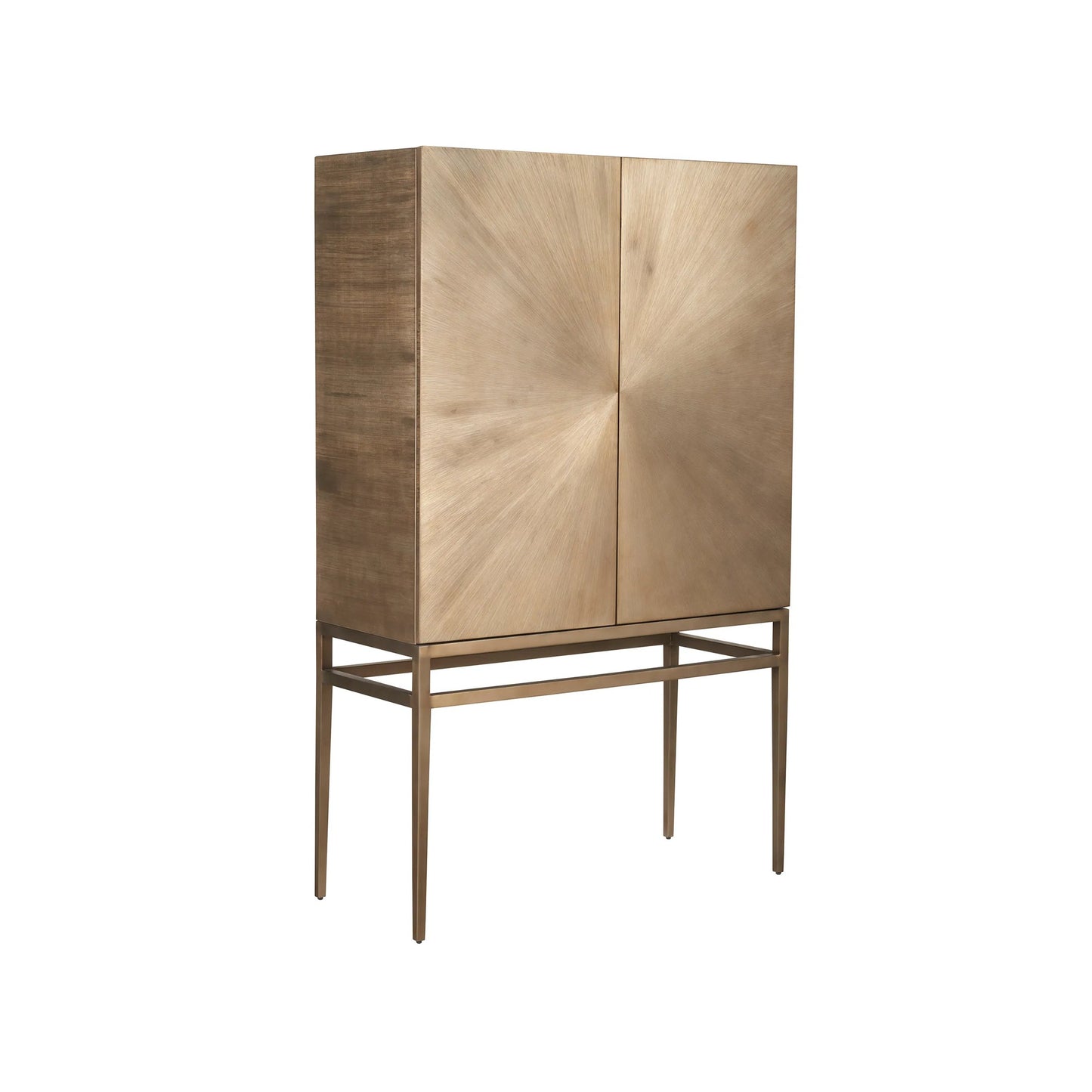 001 SI-2195662 | Primary Silo | Modern Milo Bar Cabinet by Universal Furniture in aged brass. Made from unique in a unique style.