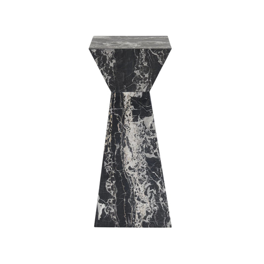 Modern Mowry Spot Table by Universal Furniture in golden portoro marble. Made from unique in a modern style.