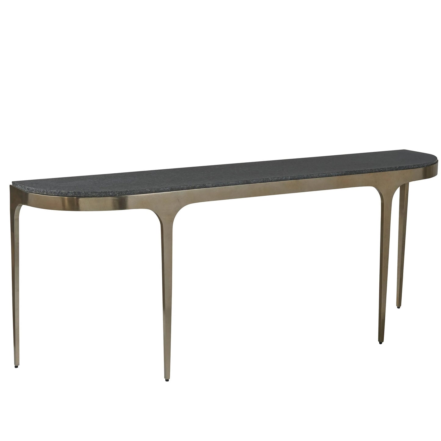 001 SI-2195681 | Primary Silo | Modern Scarlett Console Table by Universal Furniture in black granite, antique champagne. Made from unique in a unique style.