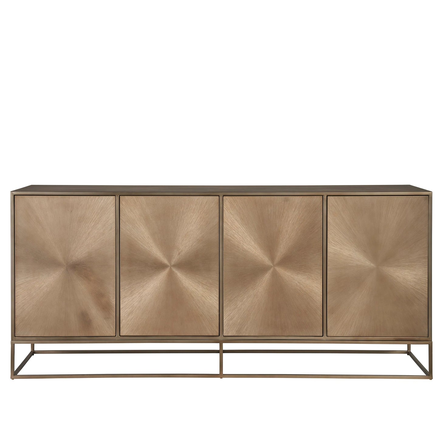002 SI-2195630 | Additional Silo | Modern Fusion Credenza by Universal Furniture in aged brass. Made from unique in a unique style.