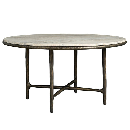Griffith Park Round Dining Table by Universal Furniture in natural. Made from unique in a modern style.