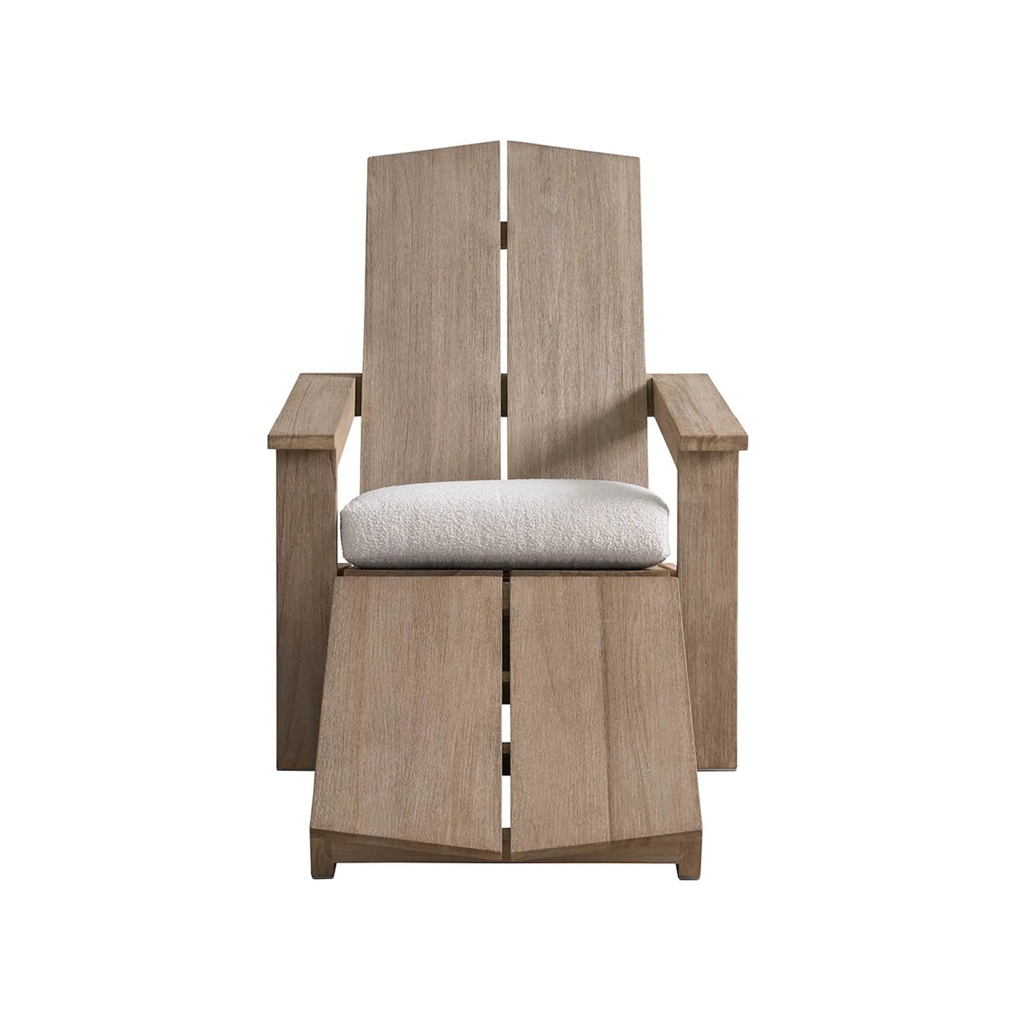 005 SI-2303234 | Additional Silo | Saratoga Adirondack Chair by Coastal Living by Universal Furniture in warm weathered teak. Made from unique in a unique style.