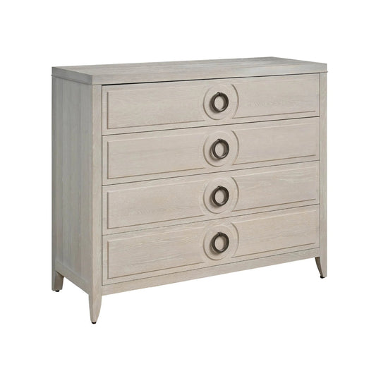 Avaline Lizmore Chest by Universal Furniture in white oak. Made from unique in a transitional style.