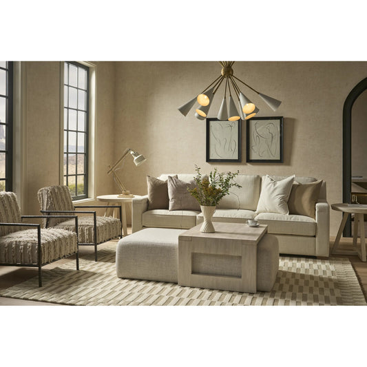Leah Sofa by Universal Furniture in oatmeal. Made from 100% polyester in a transitional style.