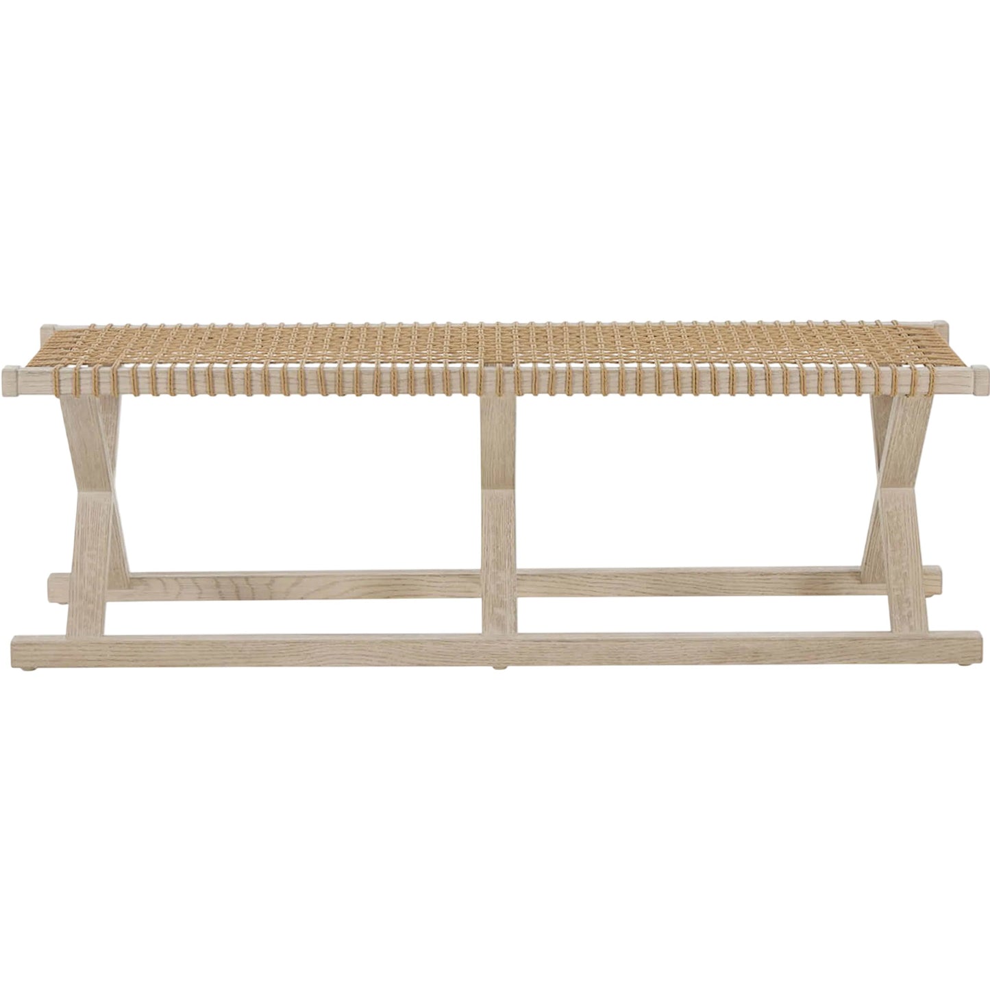 002 SI-2473069 | Additional Silo | Oasis Dockside Bench by Coastal Living by Universal Furniture in dockside natural tan oak. Made from unique in a rustic style.
