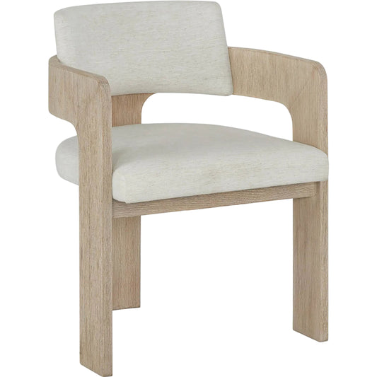 001 SI-2473067 | Primary Silo | Oasis Dockside Arm Chair by Coastal Living by Universal Furniture in dockside natural tan oak. Made from 92% polyester, 8% linen in a transitional style.