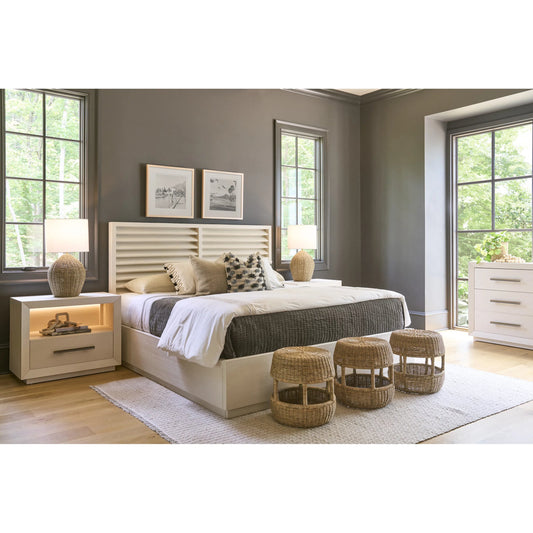 Oasis Shoreline Panel Storage Bed by Coastal Living by Universal Furniture in white pine. Made from unique in a unique style.