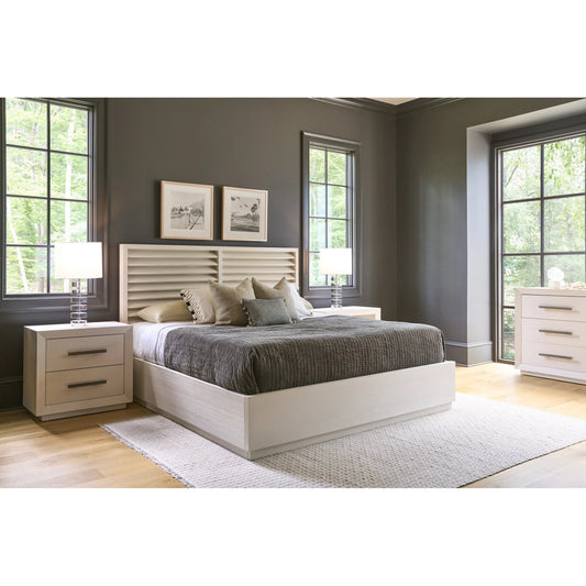 Oasis Shoreline Panel Bed by Coastal Living by Universal Furniture in white pine. Made from unique in a unique style.