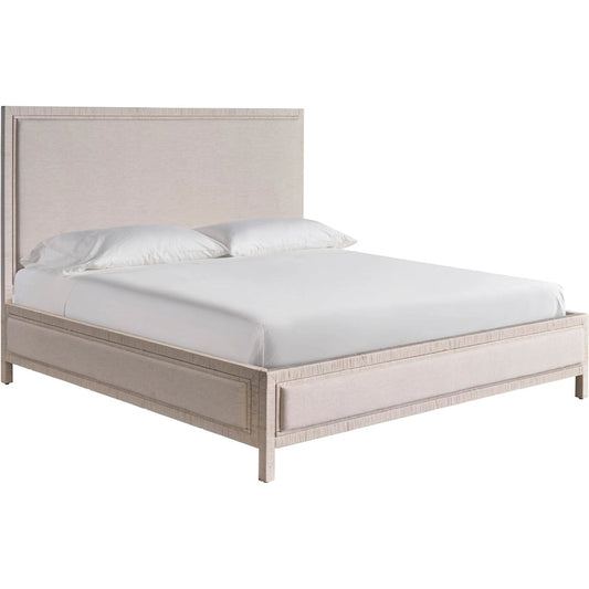 001 SI-2473120,SI-2473121 | Primary Silo | Oasis Tidal Bed by Coastal Living by Universal Furniture in nomad snow. Made from 92% polyester, 8% linen in a transitional style.