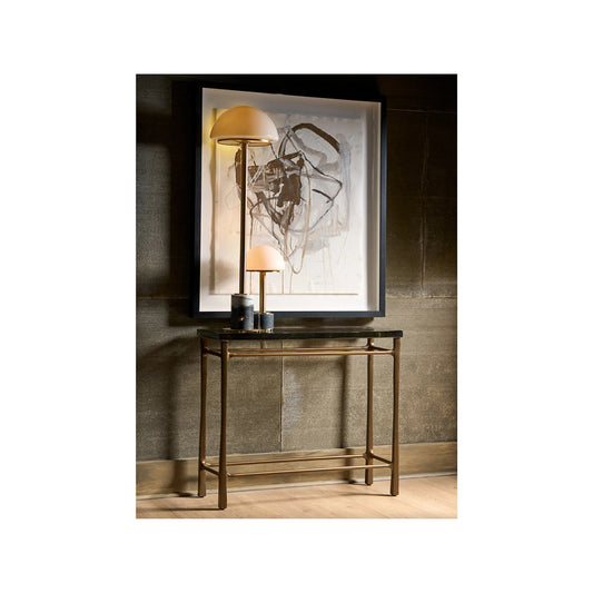 Modern Cirrus Console by Universal Furniture in antique brass. Made from unique in a unique style.