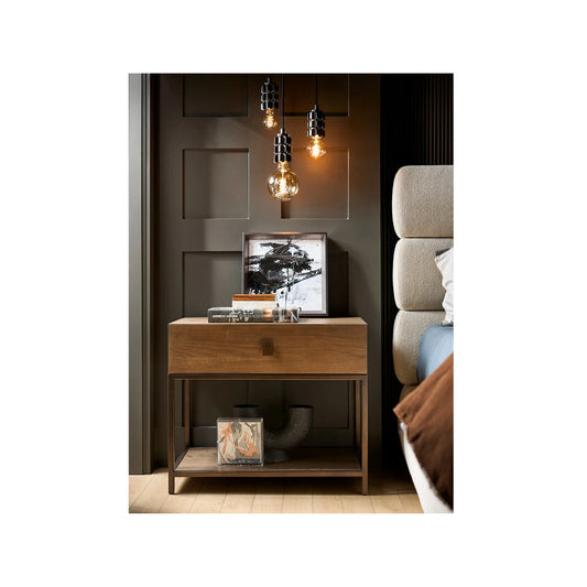 Modern Nighstand by Universal Furniture in haze. Made from unique in a unique style.