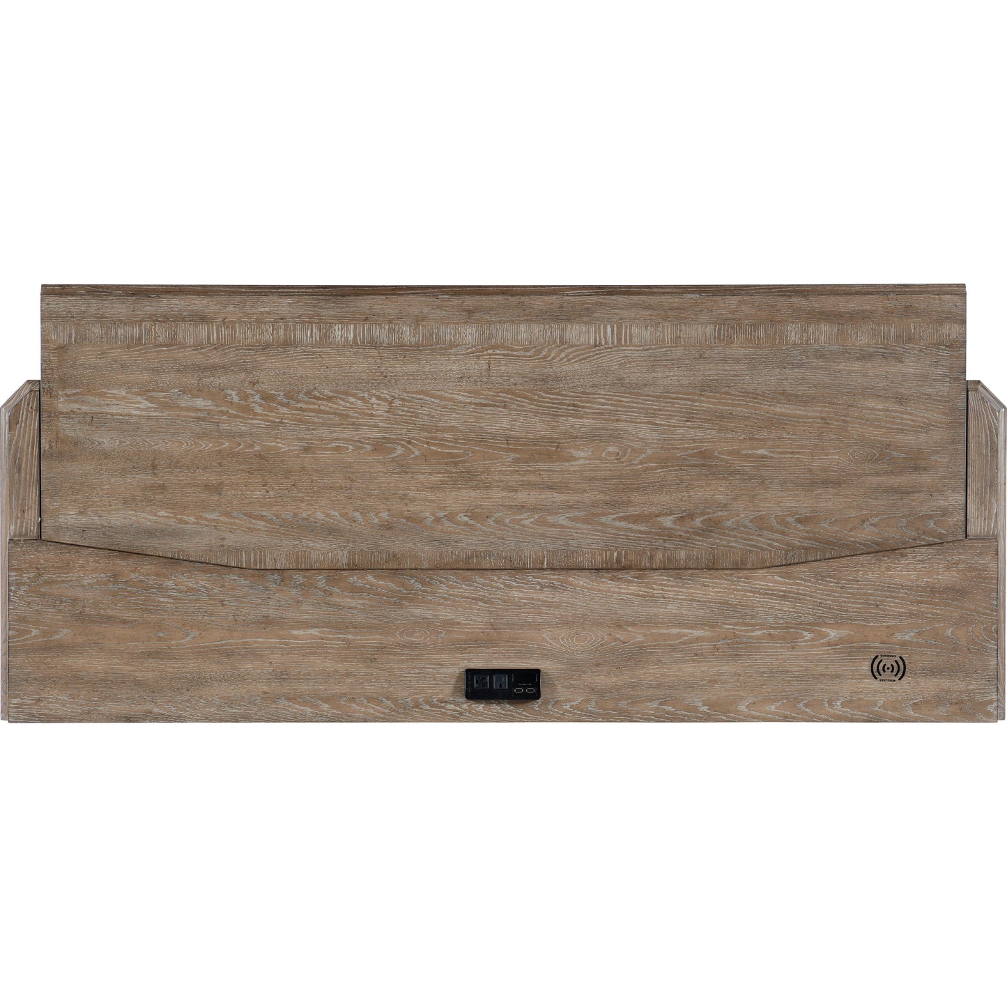 004 SI-1749874 | Additional Silo | Sutter Computer Credenza by Hooker Furniture in claro. Made from cathedral oak veneers in a traditional style.