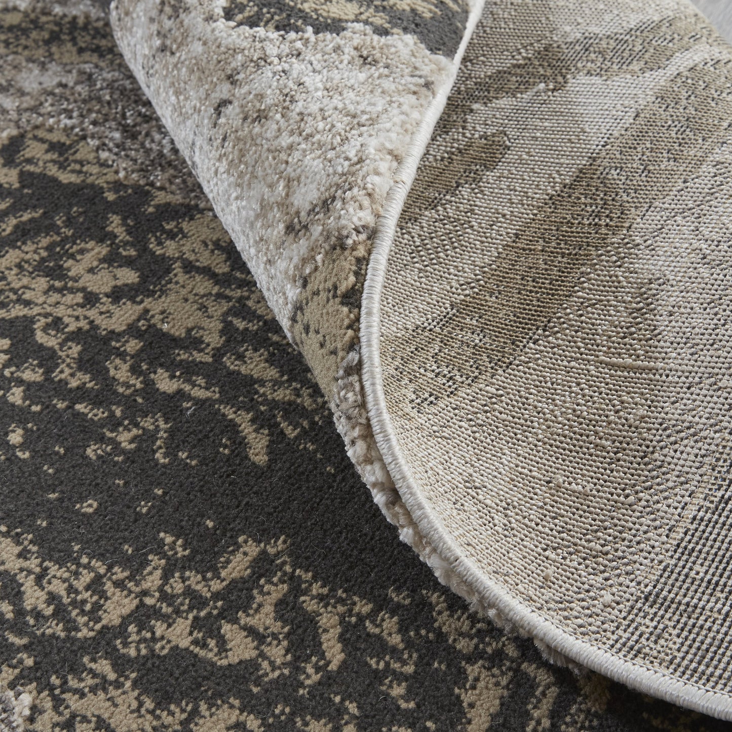 013 SI-1830144,SI-1830147,SI-1830150,SI-1830152 | Closeup | Vancouver Transitional Rug - 39FGF by Feizy in ivory, brown, taupe. Made from polypropylene, polyester in a unique style.