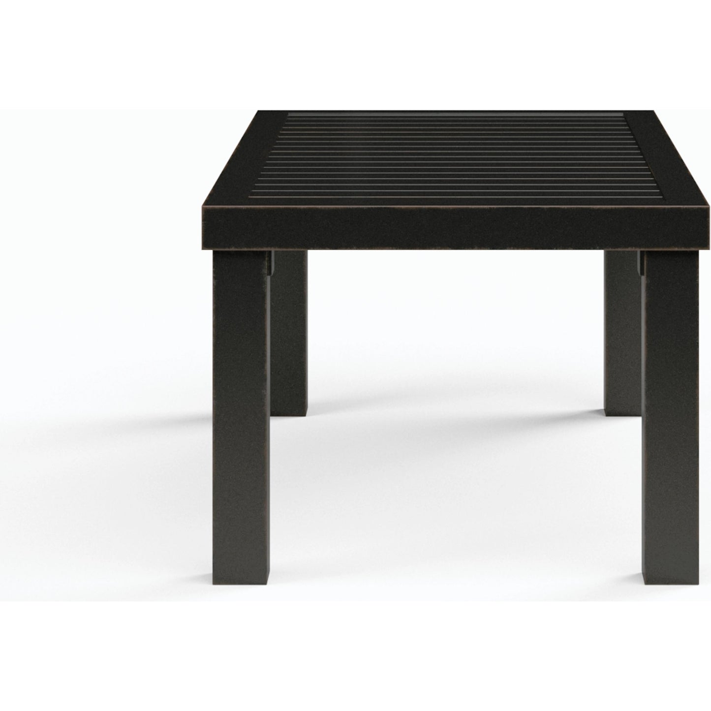 002 SI-2166907 | Additional Silo | Monterey Outdoor Coffee Table by Sunset West in copper. Made from aluminum in a modern style.
