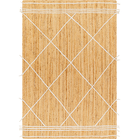 001 SI-1917862,SI-1917863,SI-1917864,SI-1917865 | Primary Silo | Luci UCI-2303 Indoor/Outdoor Rug by Livabliss in tan. Made from main: 100% jute in a unique style.