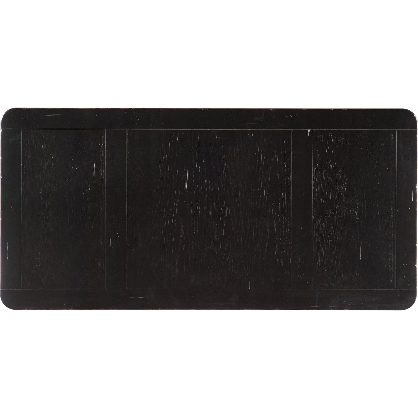 002 SI-1748467 | Additional Silo | Bristowe Executive Desk by Hooker Furniture in tuxedo black. Made from pecan veneers in a unique style.