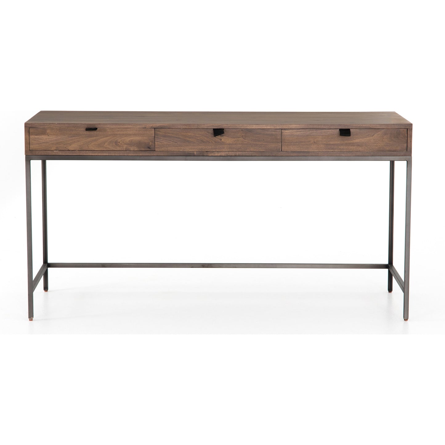 006 SR-369271 | Additional Silo | Trey Modular Writing Desk by Four Hands. Made from solid poplar, top grain leather, iron in a modern style.