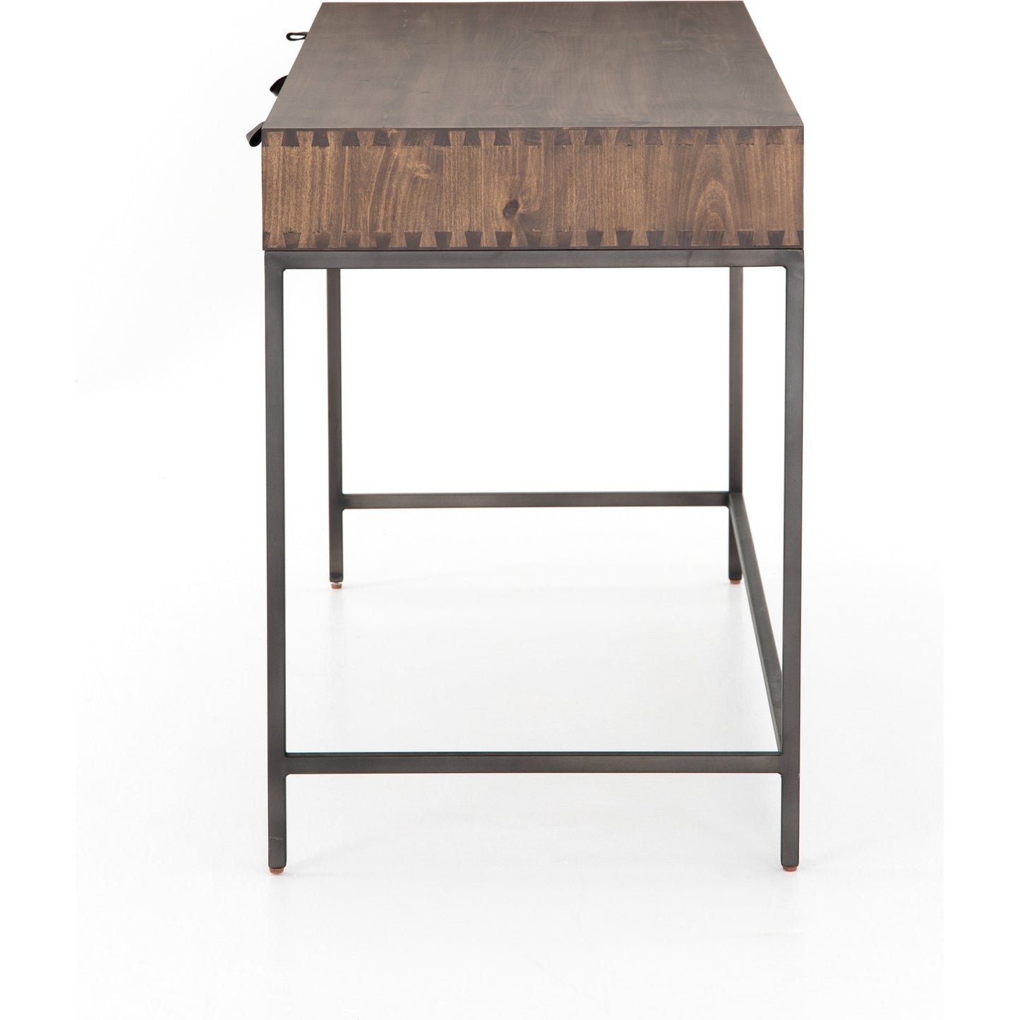 009 SR-369271 | Additional Silo | Trey Modular Writing Desk by Four Hands. Made from solid poplar, top grain leather, iron in a modern style.