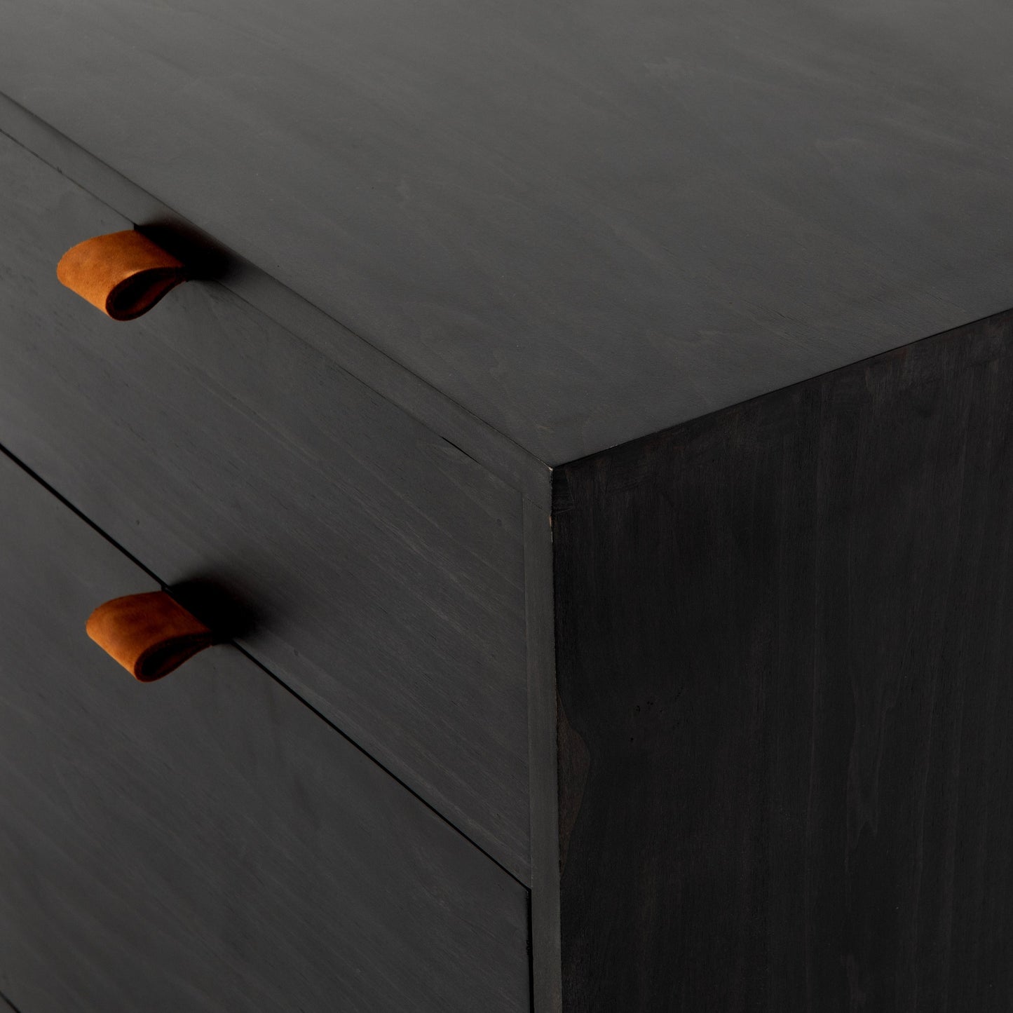 017 SI-1717040 | Additional Silo | Trey Modular Filing Credenza by Four Hands. Made from solid poplar, top grain leather, iron in a modern style.