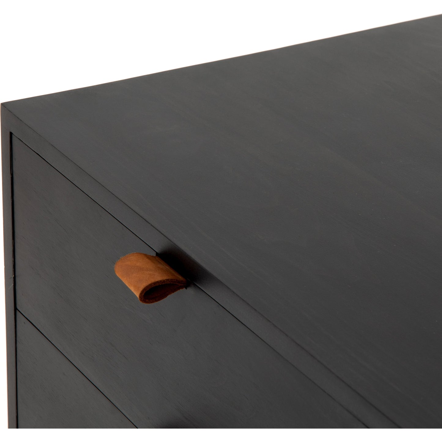 020 SI-1717040 | Additional Silo | Trey Modular Filing Credenza by Four Hands. Made from solid poplar, top grain leather, iron in a modern style.