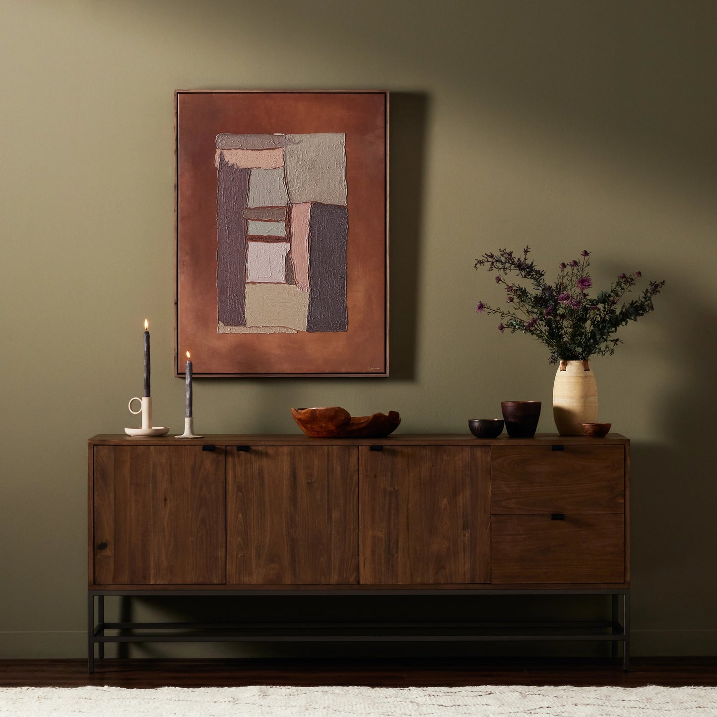 041 SR-369272 | Lifestyle | Trey Sideboard by Four Hands. Made from unique in a modern style.