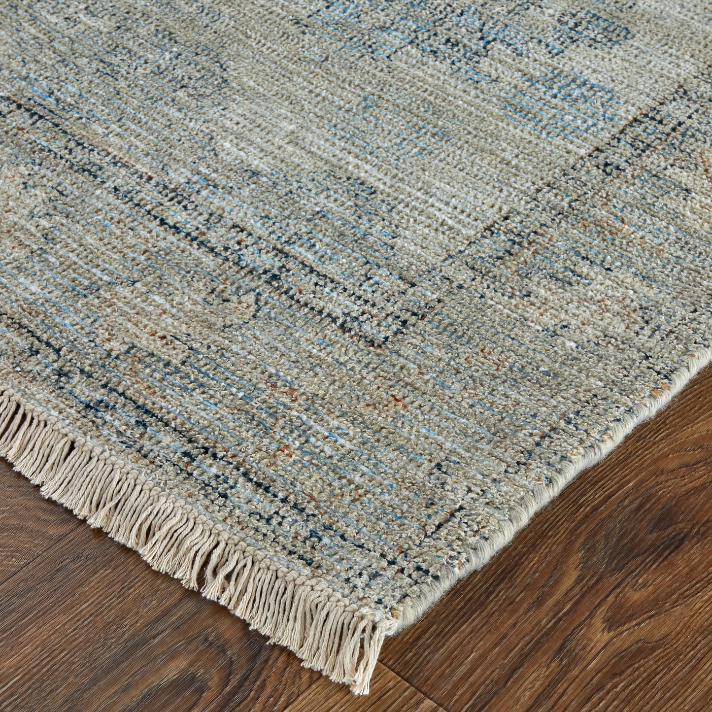 015 SI-1754235,SI-1754236,SI-1754237,SI-1754238,SI-1754239 | Closeup | Caldwell Transitional Oriental Rug - 8801F by Feizy in blue, gray, taupe. Made from wool, viscose in a unique style.
