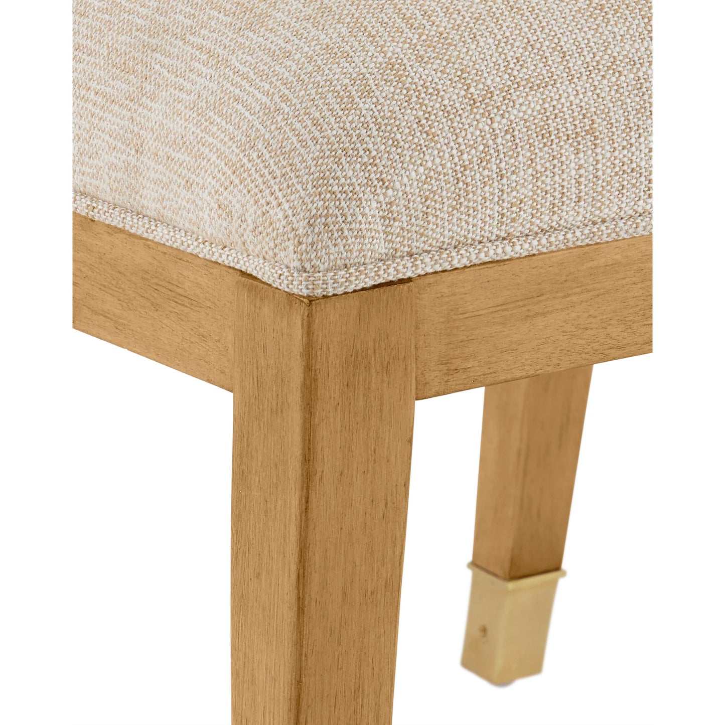 021 SI-2191838 | Additional Silo | Santos Side Chair by Currey and Company. Made from mahogany, rattan, brass in a modern style.