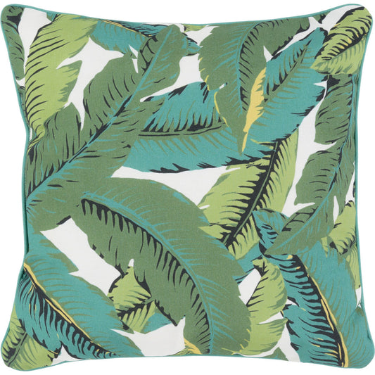Ulani Leaves by Livabliss. Made from 100% polyester in a traditional style.
